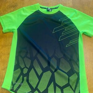 Russell Athletic Lime Green and Black Tee